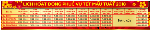 Các siêu thị sẽ đóng cửa nghỉ Tết và mở cửa trở lại khi nào? ảnh 3