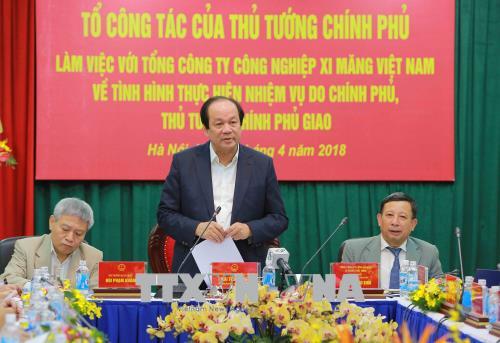 Bộ trưởng Mai Tiến Dũng: Vicem cần quan tâm đến quản trị, tinh giản bộ máy ảnh 1