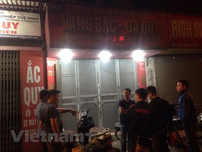 Làm rõ vụ cướp tiệm vàng tại đường Láng, Hà Nội ảnh 1