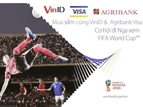 Mua sắm cùng thẻ Agribank Visa cơ hội nhận vé xem Fifa World Cup ảnh 1