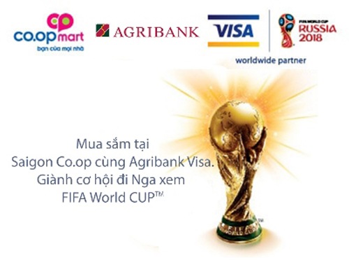 Mua sắm cùng thẻ Agribank Visa cơ hội nhận vé xem Fifa World Cup ảnh 2