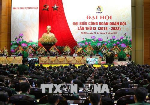 Khai mạc Đại hội đại biểu Công đoàn Quân đội lần thứ IX ảnh 2