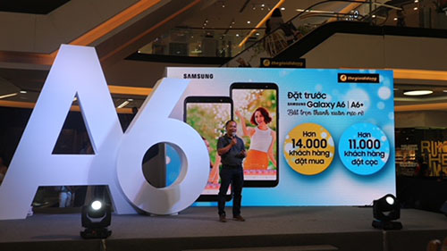 Galaxy A6 và A6+ thiết lập kỉ lục mới của Samsung tại Thế Giới Di Động ảnh 1