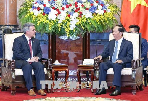 Chủ tịch nước Trần Đại Quang tiếp Thượng nghị sĩ Hoa Kỳ Cory Gardner ảnh 1