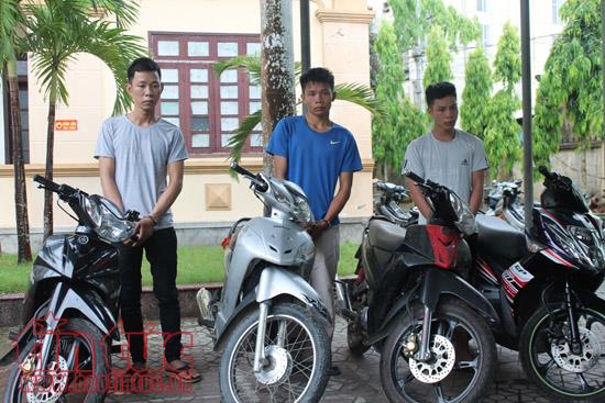 Tóm gọn ổ nhóm gây ra hàng loạt vụ trộm cắp xe máy ảnh 1