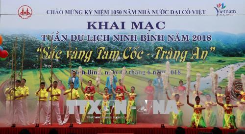 Khai mạc Tuần du lịch Ninh Bình 'Sắc vàng Tam Cốc - Tràng An' ảnh 1