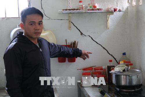 Nổ mìn làm thủy điện Chư Krông Prông, hàng chục nhà dân bị hư hỏng ảnh 1