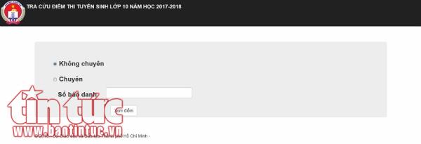 Tổng hợp cách tra cứu điểm thi vào lớp 10 THPT năm 2018 ảnh 1