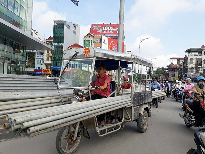 Xe 3-4 bánh tự chế vẫn tung hoành khắp phố phường Hà Nội ảnh 11