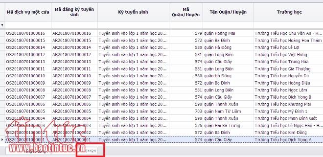 Tuyển sinh trực tuyến vào lớp 1: 28 giây để đăng ký học cho con ảnh 1