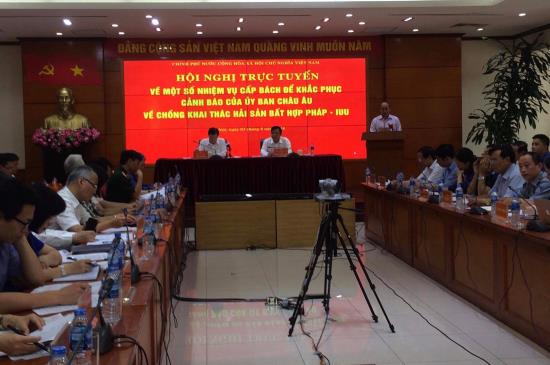 Họp bàn trực tuyến để tháo gỡ thẻ vàng thủy sản từ EC ảnh 2