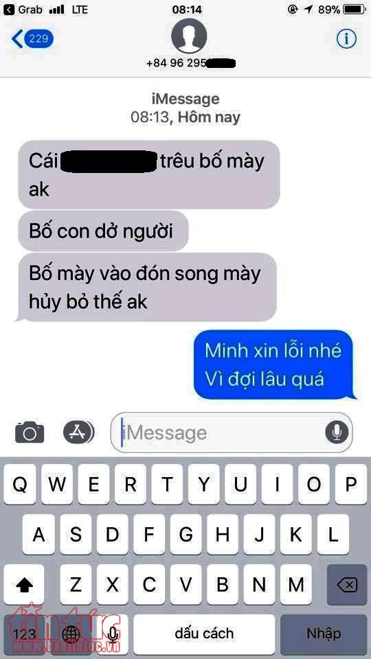 Hủy hợp đồng vĩnh viễn lái xe Grab chửi khách vì hủy chuyến ảnh 1