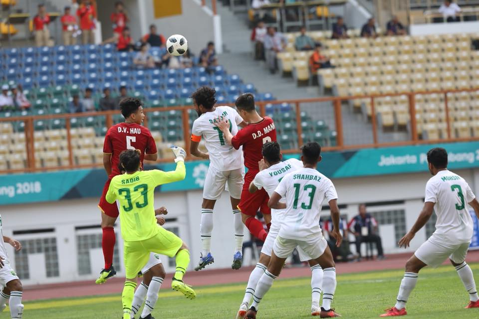ASIAD 2018: Olympic Việt Nam giành chiến thắng 3-0 trong trận mở màn ảnh 8