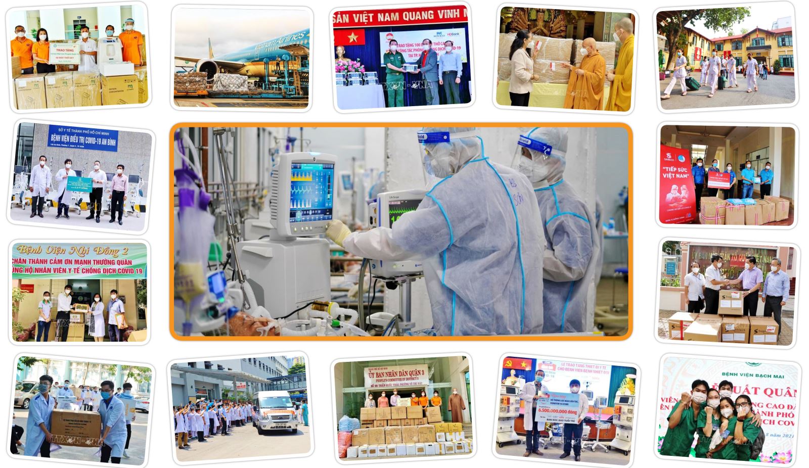 Từ sự huy động của ngành Y tế, mọi doanh nghiệp, tổ chức tham gia hỗ trợ nguồn lực cho công tác phòng, chống dịch COVID-19.
