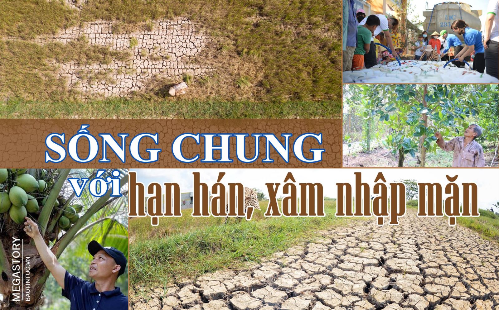 'Sống chung’ với hạn hán, xâm nhập mặn