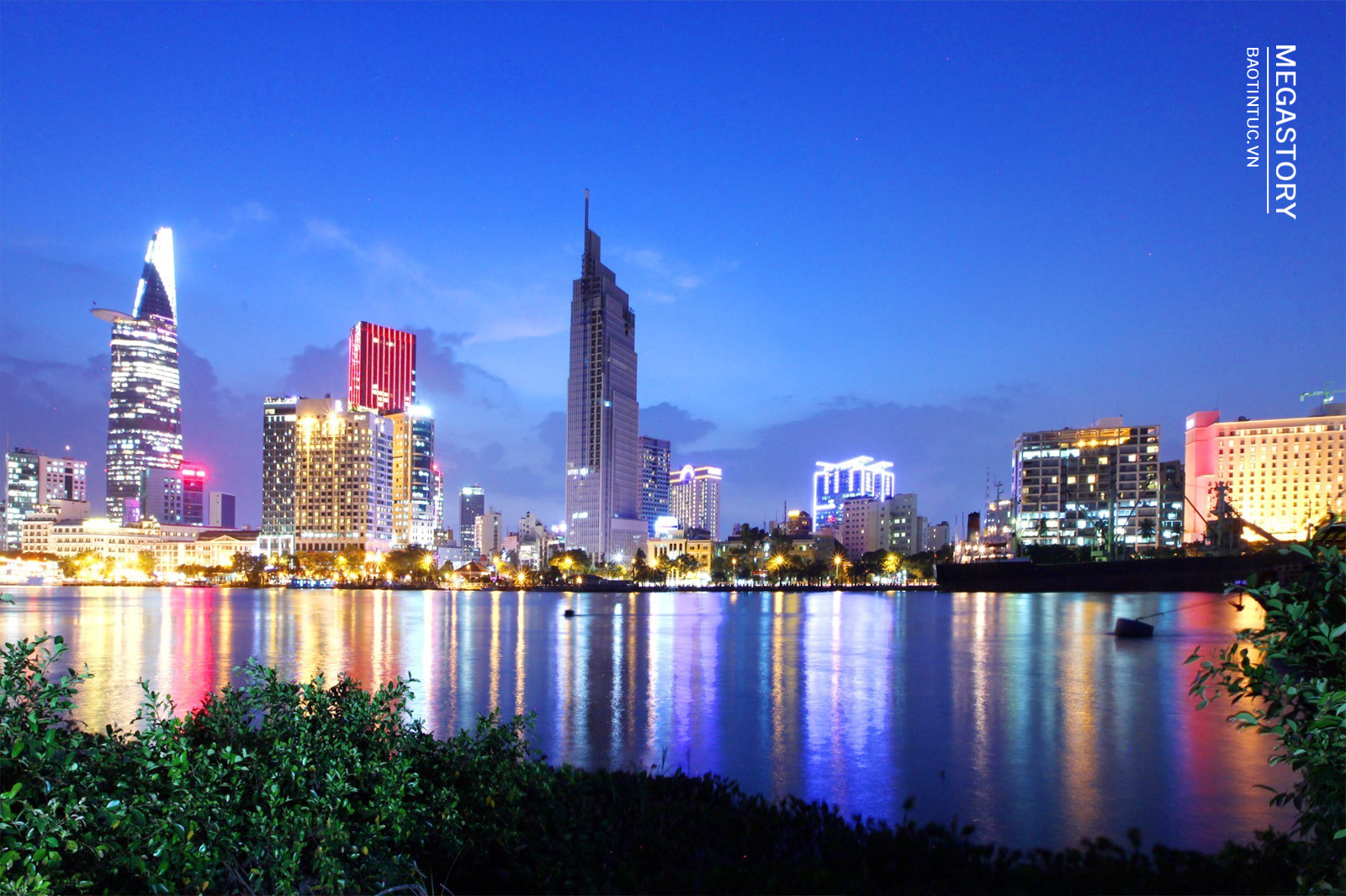 Một góc trung tâm Thành phố Hồ Chí Minh, nơi tập trung nguồn vốn, giao dịch, hàng hóa, tài chính... sẽ được vận dụng tối ưu nhằm xây dựng Thành phố trở thành đô thị thông minh đến năm 2025.