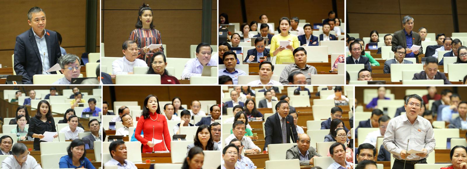 Nhiều đại biểu Quốc hội đã thẳng thắn đề cập những vấn đề gai góc trên diễn đàn Quốc hội.
