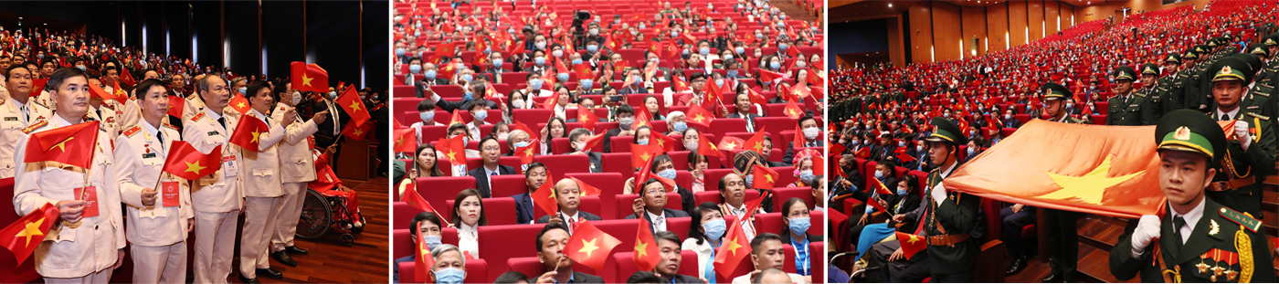 Các đại biểu dự Đại hội thi đua yêu nước toàn quốc lần thứ X.
