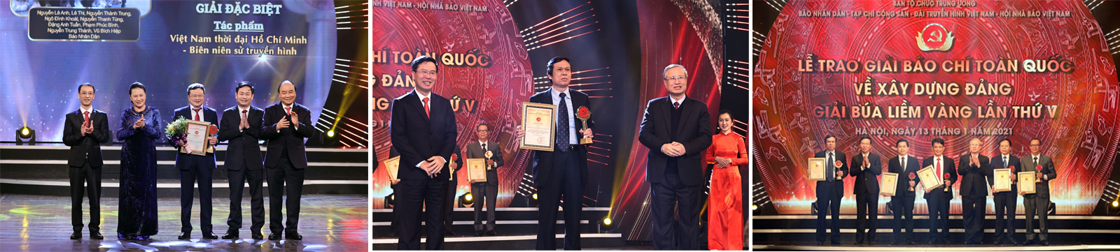 Giải "Búa liềm Vàng" 2020 tôn vinh những tác phẩm báo chí về xây dựng Đảng.
