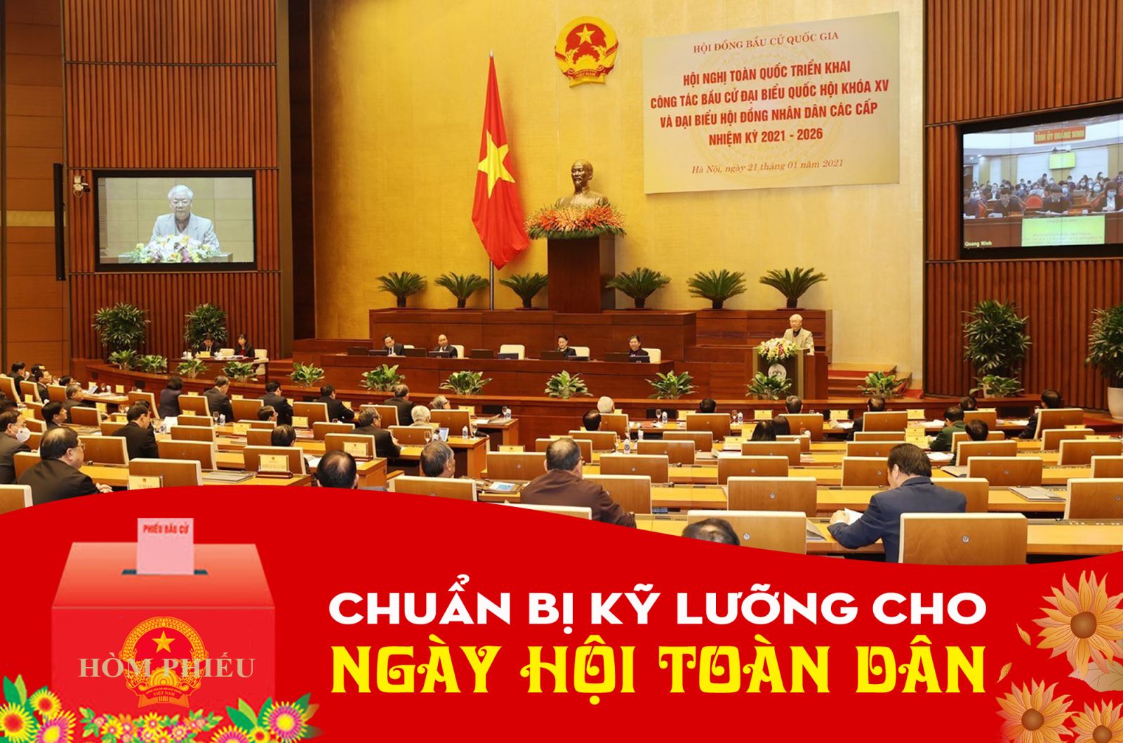 Chuẩn bị kỹ lưỡng cho ngày hội toàn dân