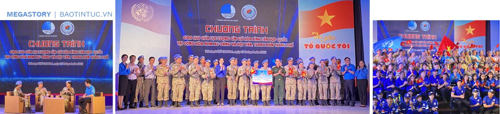 Tuổi trẻ TP Hồ Chí Minh giao lưu với Lực lượng gìn giữ hòa bình Liên hợp quốc của Việt Nam.
