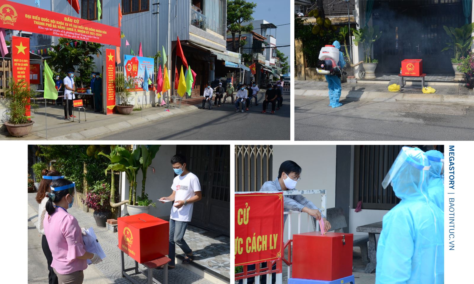 Ủy ban Bầu cử thành phố Đà Nẵng tổ chức buổi diễn tập Đảm bảo y tế, phòng chống dịch bệnh COVID-19 phục vụ bầu cử đại biểu Quốc hội khóa XV và đại biểu Hội đồng nhân dân (HĐND) các cấp nhiệm kỳ 2021-2026 tại thành phố Đà Nẵng.