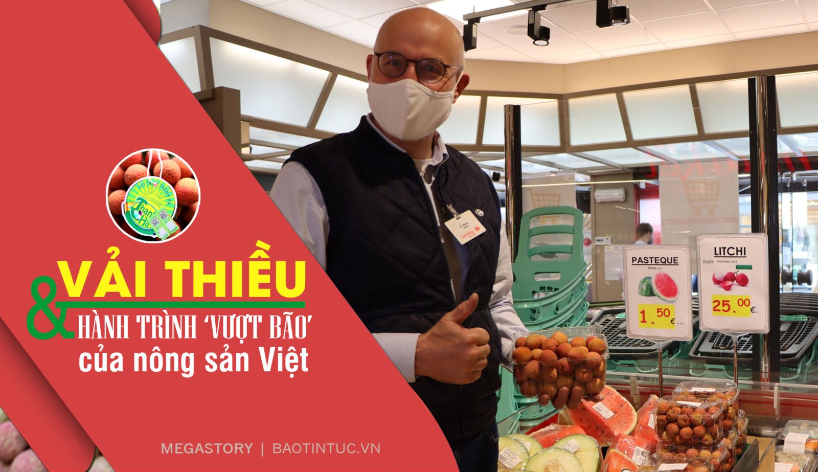 Vải thiều và hành trình 'vượt bão' của nông sản Việt