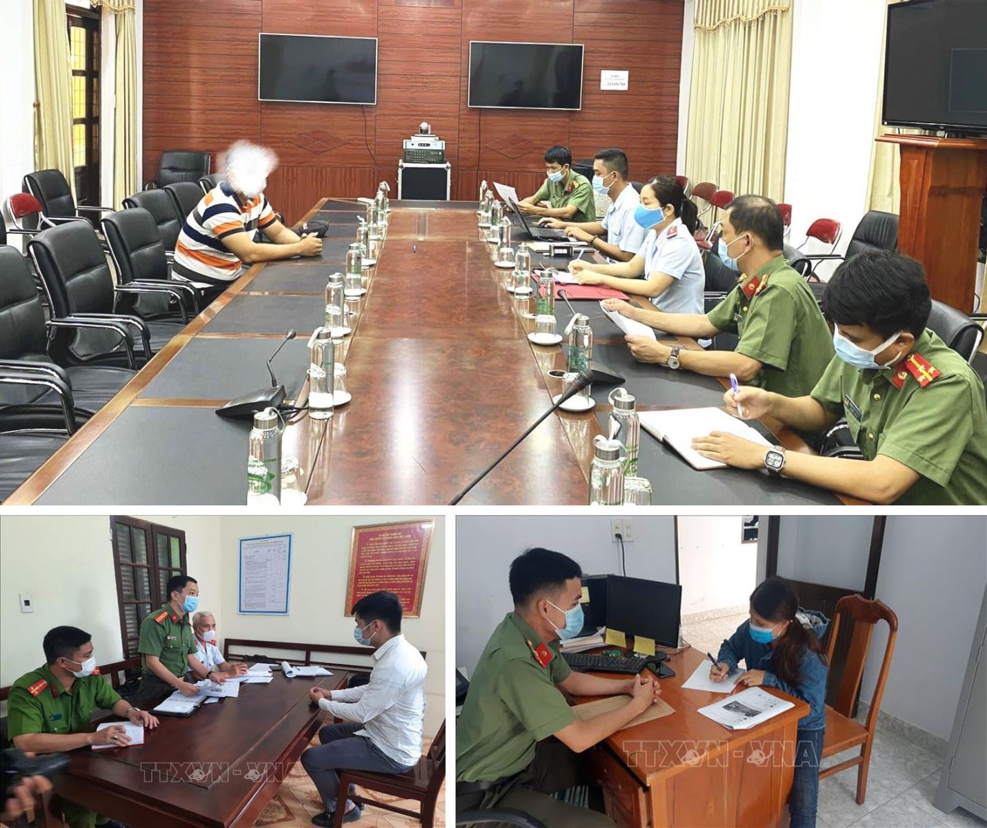Cơ quan chức năng làm việc với người đã đăng tải thông tin sai sự thật về dịch bệnh COVID-19 trên mạng xã hội.