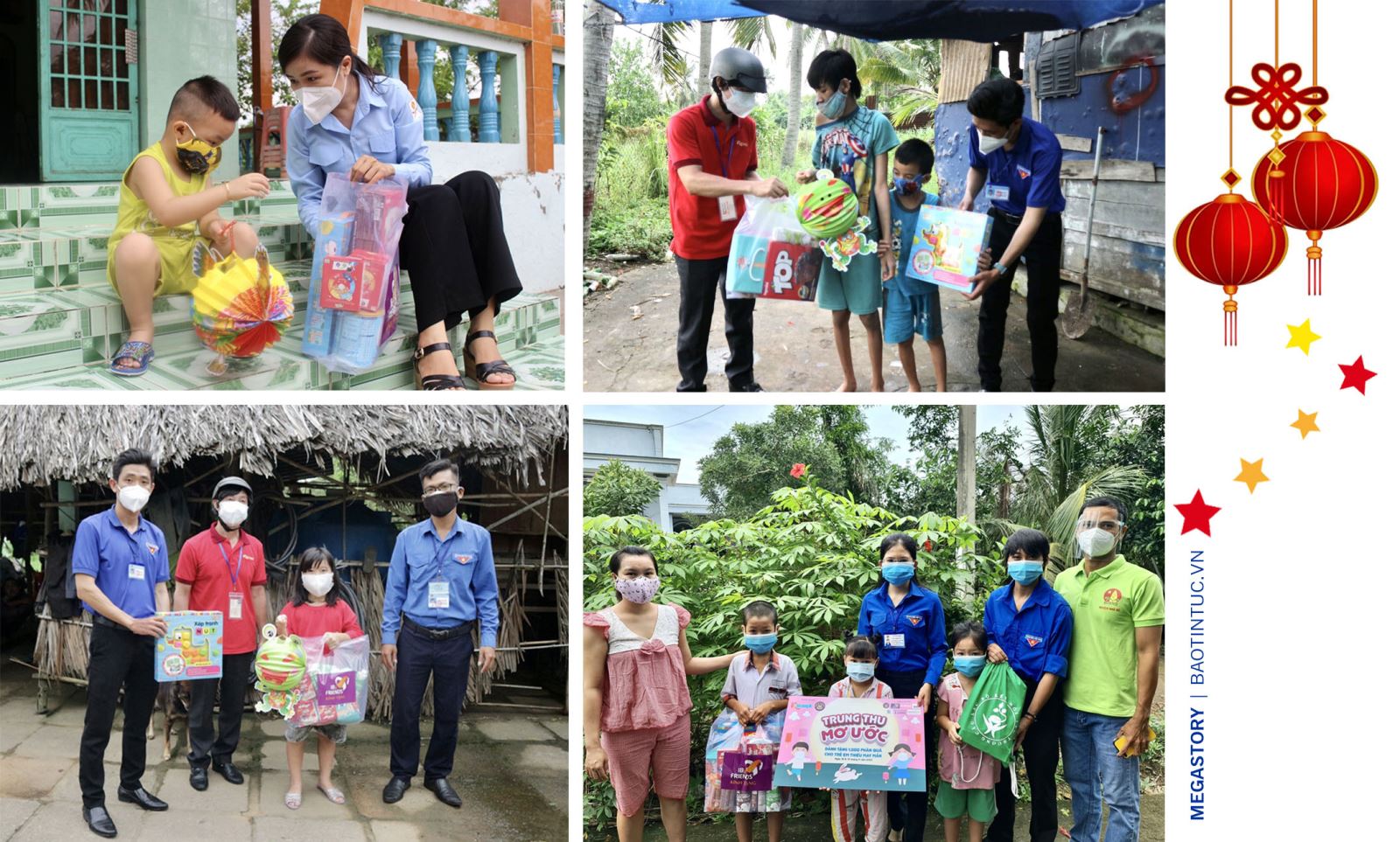 Trao quà Trung thu cho các em thiếu nhi có hoàn cảnh khó khăn tại TP Hồ Chí Minh.
