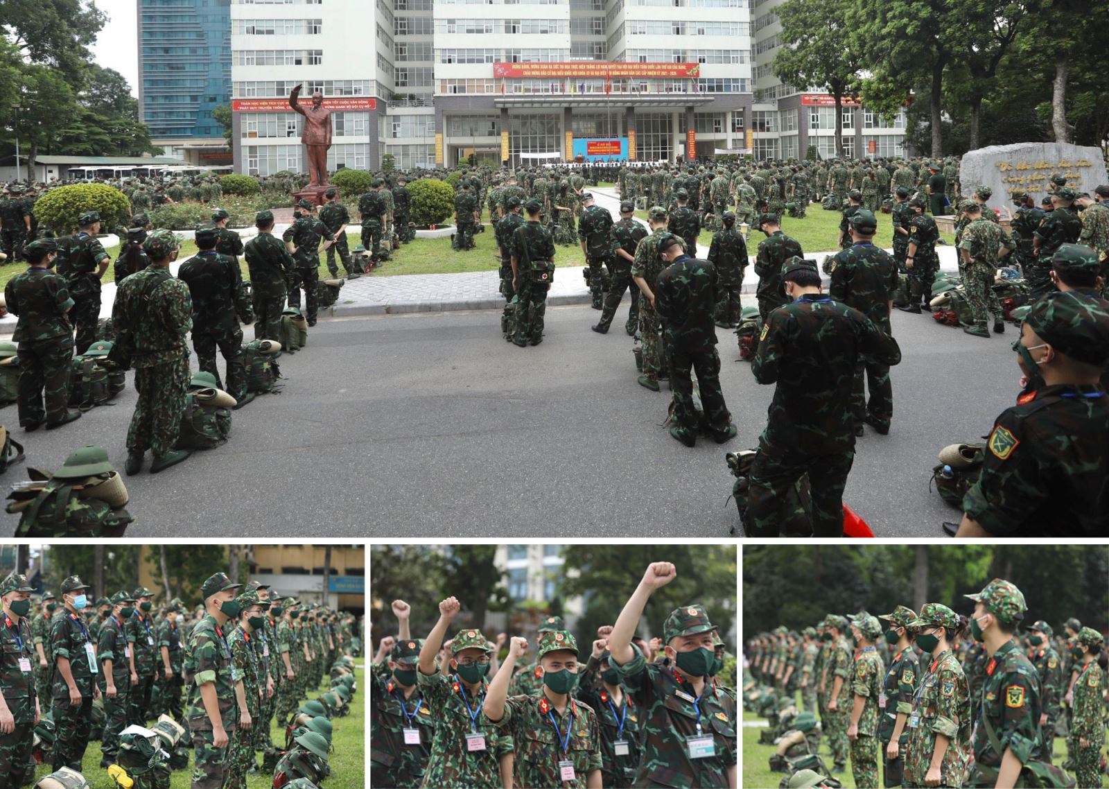 Học viện Quân y xuất quân hỗ trợ TP Hồ Chí Minh và các tỉnh phía Nam chống dịch COVID-19.