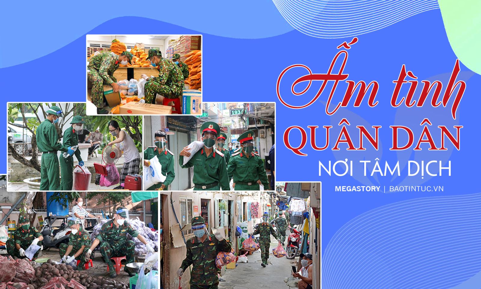 Ấm tình quân dân nơi tâm dịch