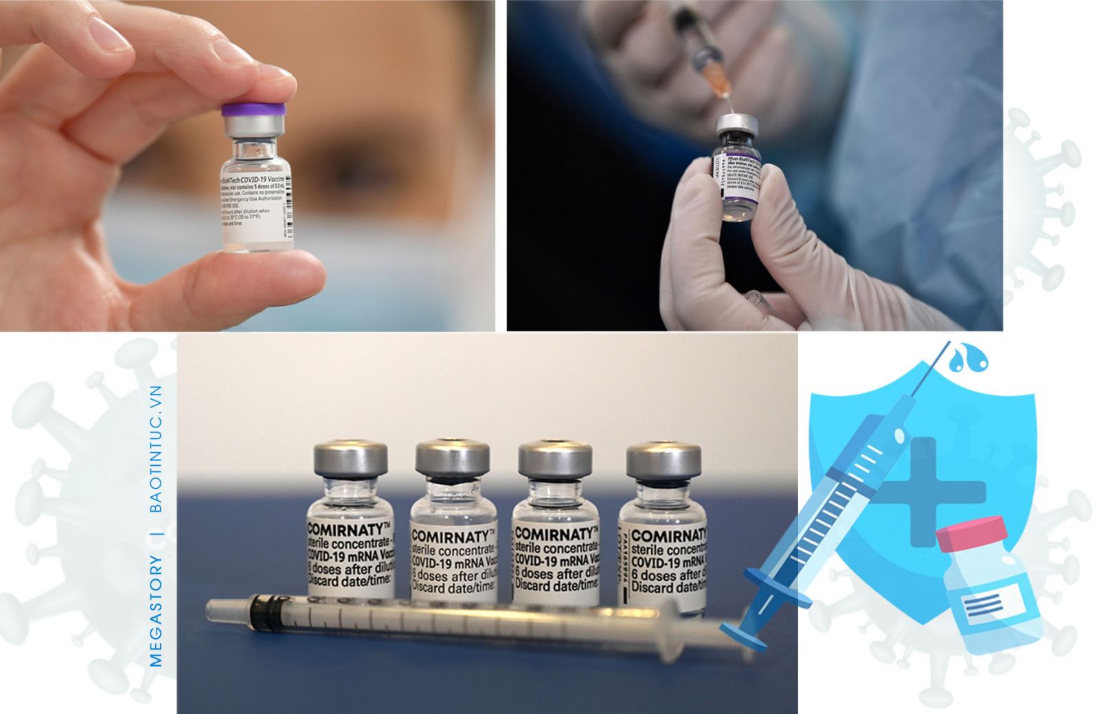 Vaccine ngừa COVID-19 của hãng Pfizer/BioNTech.