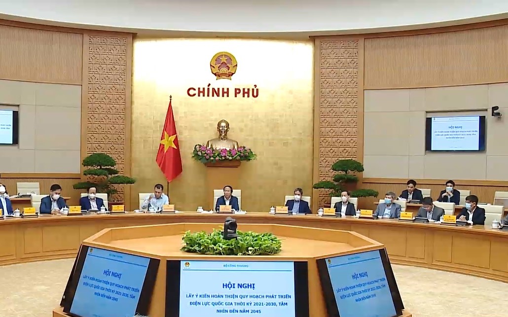 Phó Thủ tướng Lê Văn Thành đã chủ trì Hội nghị lấy ý kiến hoàn thiện Quy hoạch phát triển điện lực quốc gia thời kỳ 2021-2030, tầm nhìn đến năm 2045.