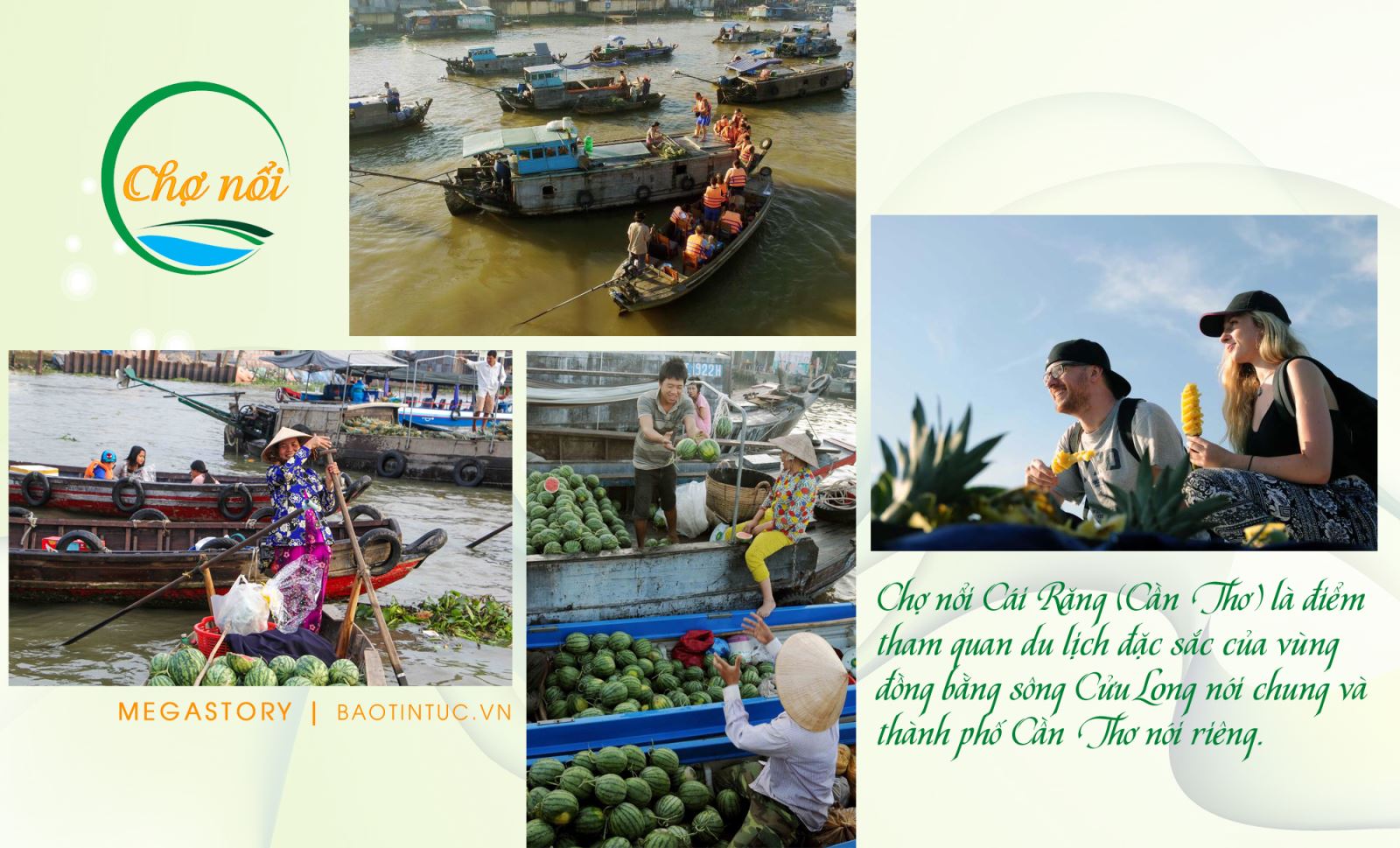 Mênh mang chợ nổi ảnh 4
