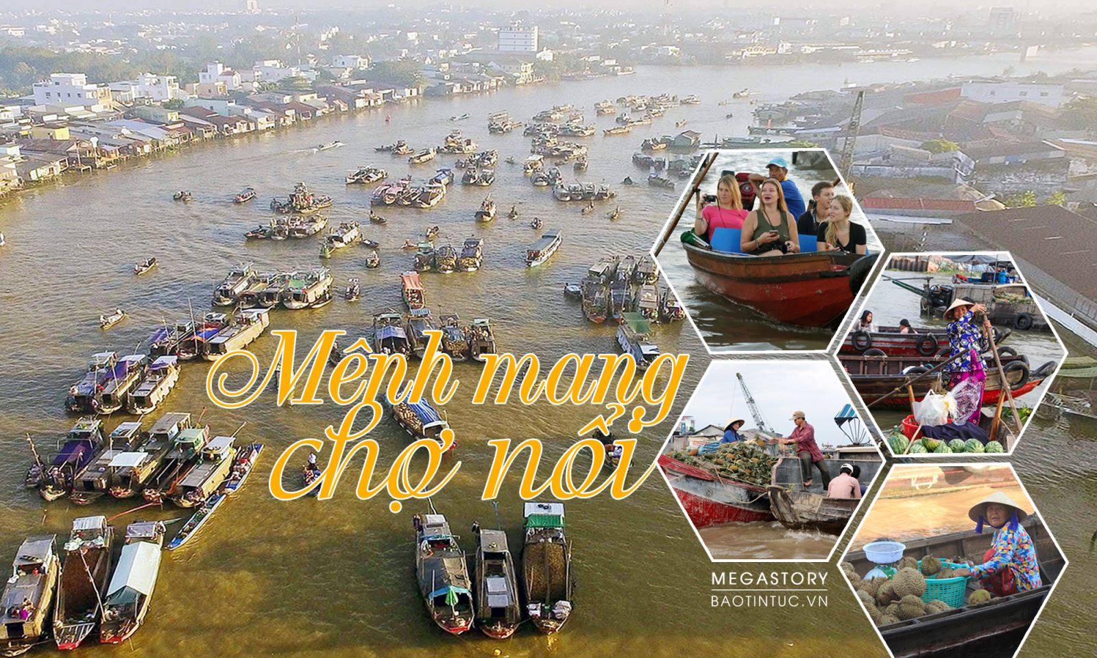 Mênh mang chợ nổi