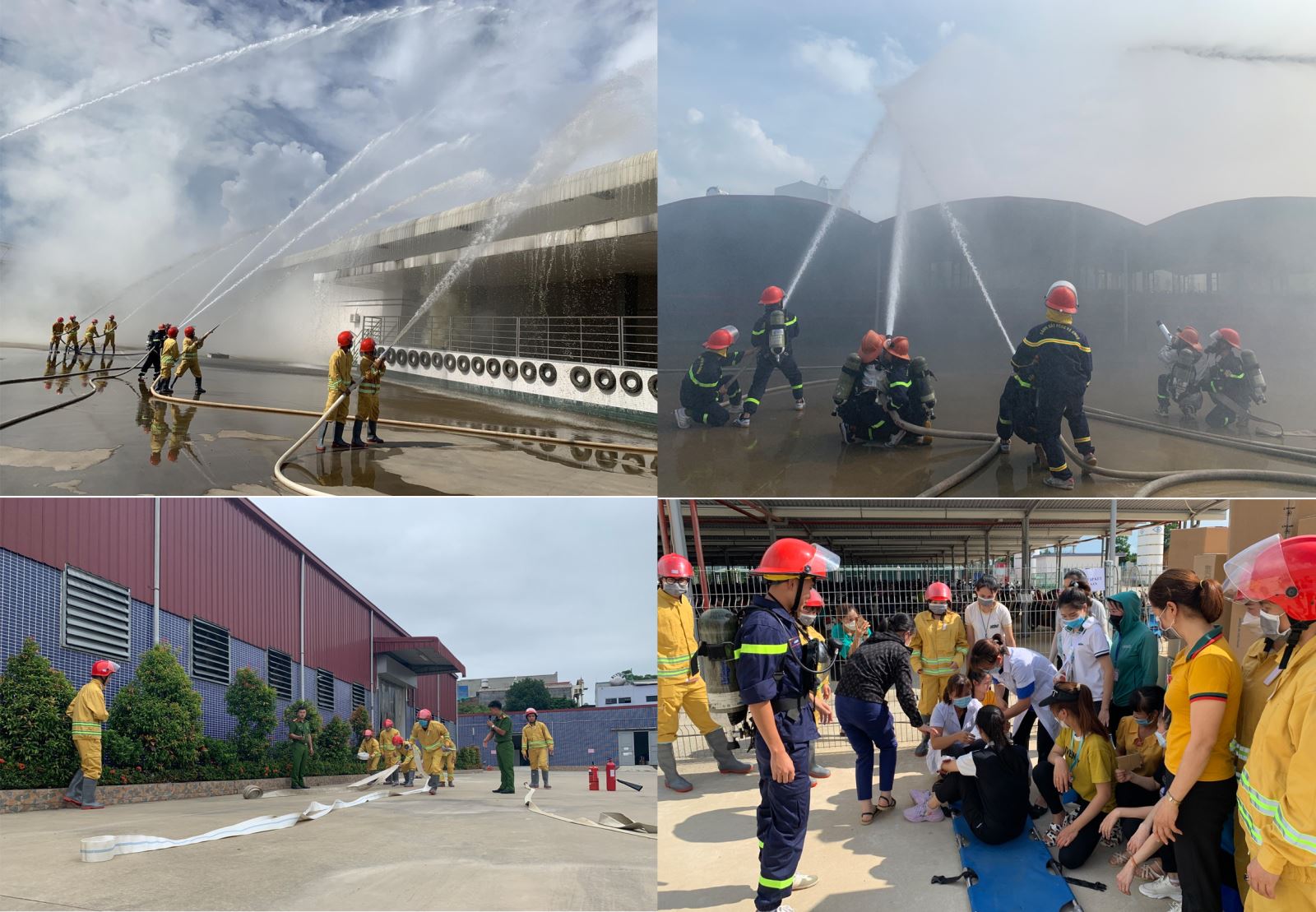 Tổ chức diễn tập, nâng cao ý thức, trách nhiệm của doanh nghiệp ở Tuyên Quang trong quản lý, xử lý cháy, nổ.