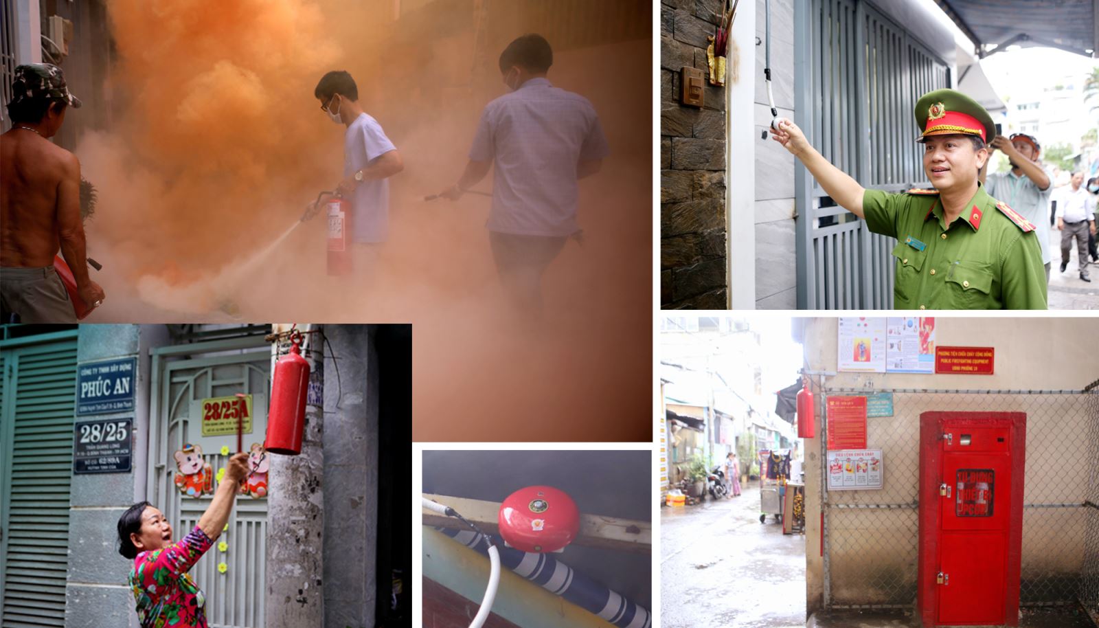 Lắp đặt thí điểm hệ thống phòng cháy, chữa cháy theo mô hình "Tổ liên gia an toàn phòng cháy chữa cháy" tại TP Hồ Chí Minh.
