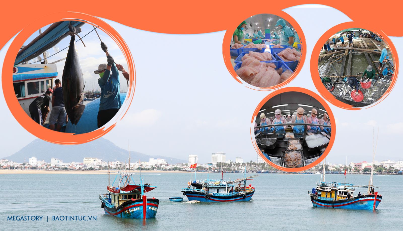Khai thác, nuôi trồng thủy sản là thế mạnh của kinh tế biển.