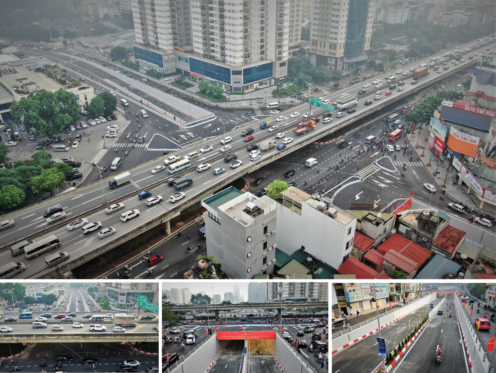 Hầm chui Lê Văn Lương (Thanh Xuân, Hà Nội) chính thức thông xe ngày 5/10 vừa qua.