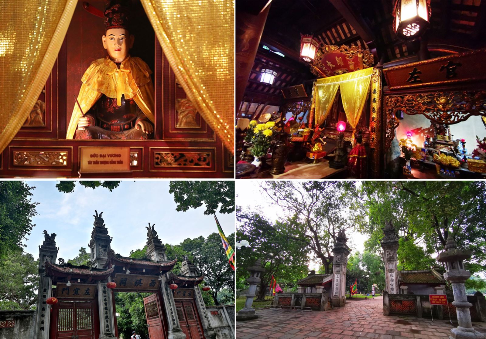 Đền Voi Phục được xây dựng năm Chương Thánh Gia Khánh thứ 7 (1065) ở góc phía Tây Nam thành Thăng Long cũ, thờ Linh Lang Đại Vương - thần Linh Lang.