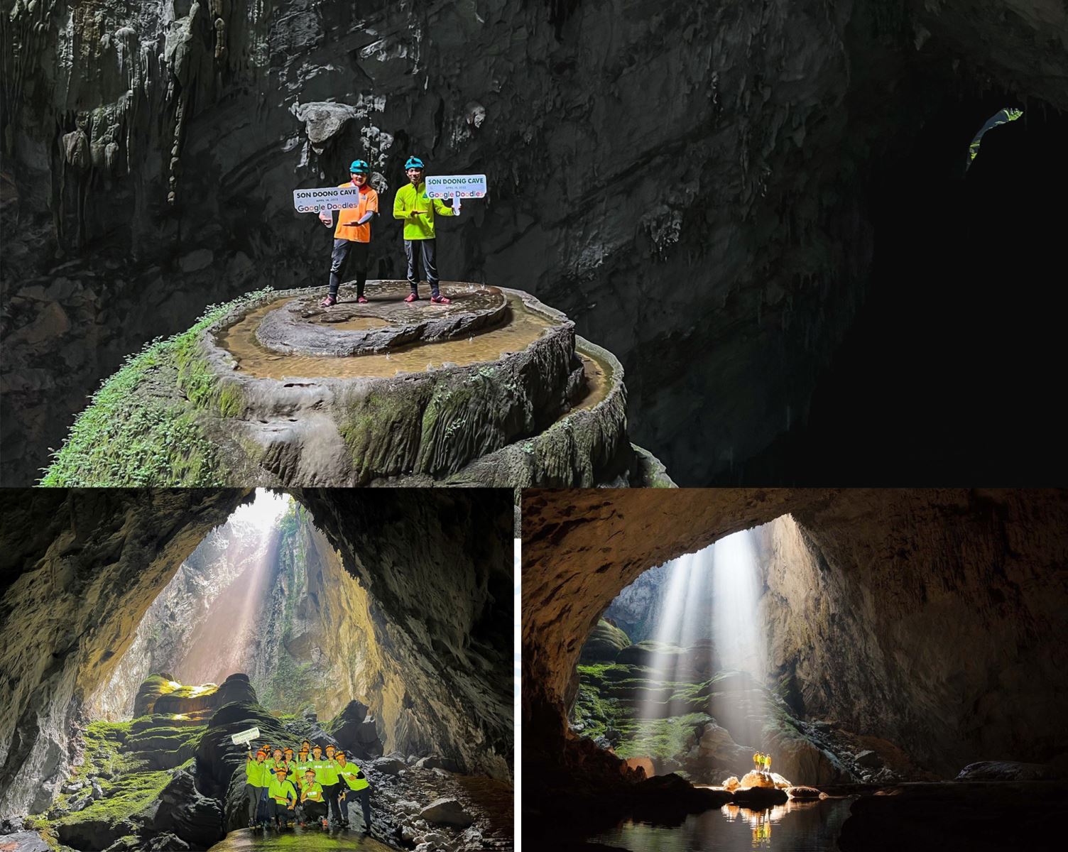 Hang Sơn Đoòng, kỳ quan thiên nhiên của Việt Nam. Sơn Đoòng đã được sách Kỷ lục Guiness Thế giới công nhận là hang động lớn nhất thế giới vào năm 2013.