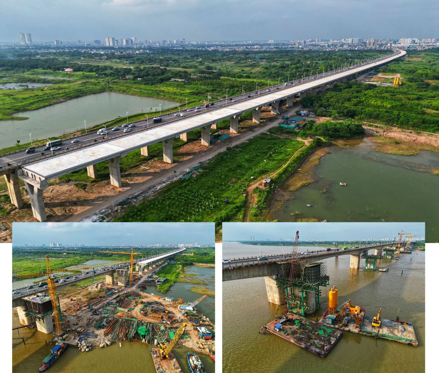 Dự án cầu Vĩnh Tuy giai đoạn 2 khởi công tháng 1/2021 với tổng mức đầu tư 2.538 tỷ đồng, tổng chiều dài và đường dẫn hơn 3,5 km, mặt cắt ngang 19,25 m (4 làn xe), chiều cao tĩnh không 11m, là một trong những công trình trọng điểm cấp bách của TP Hà Nội.