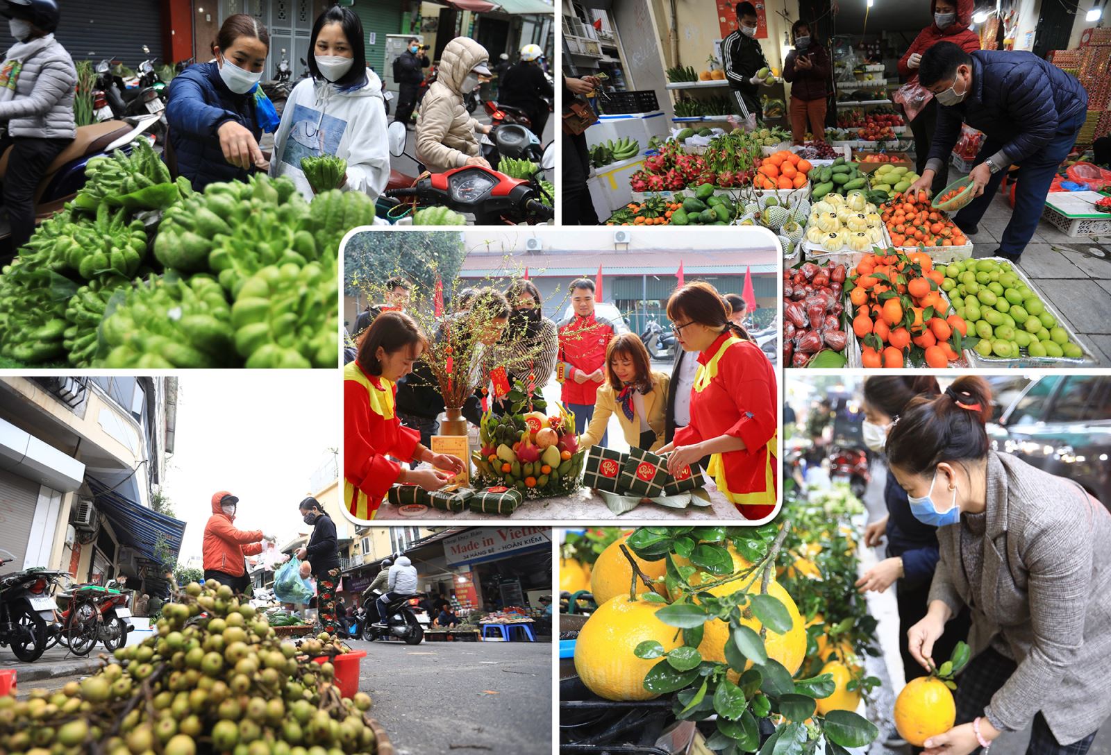 Người Việt dành nhiều thời gian và tâm sức để bày mâm ngũ quả.