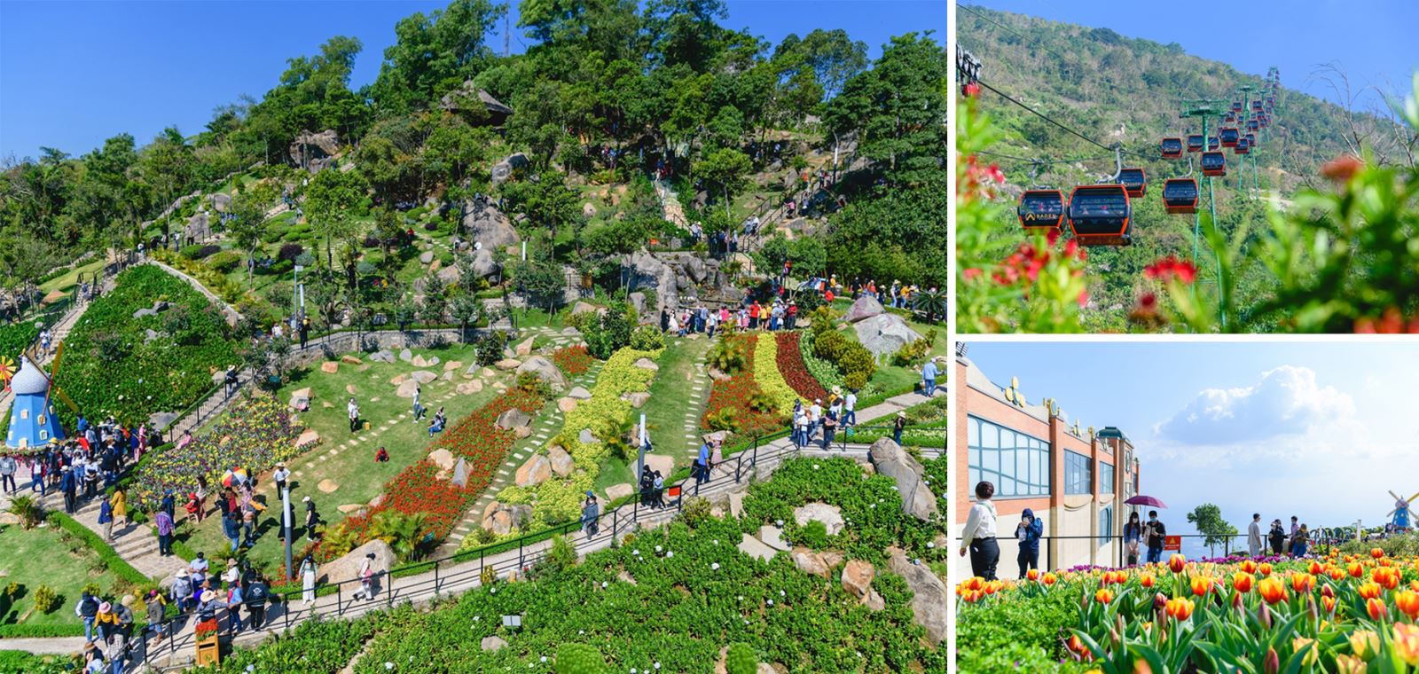 Quảng cảnh núi Bà Đen (Tây Ninh).