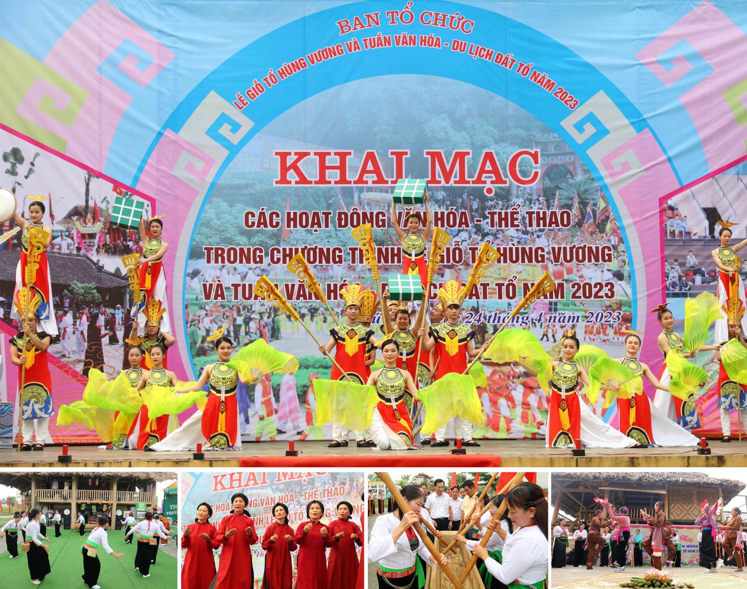 Dịp Giỗ Tổ Hùng Vương năm nay, nhiều hoạt động văn hóa được tổ chức.