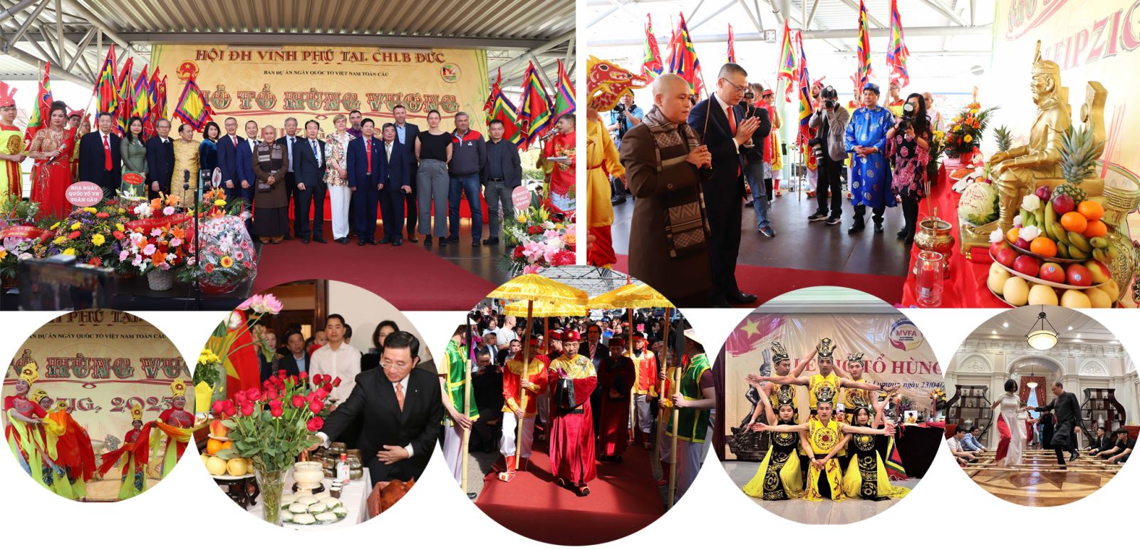 Cộng đồng người Việt Nam tại nước ngoài trang trọng tổ chức Lễ giỗ Tổ Hùng Vương.