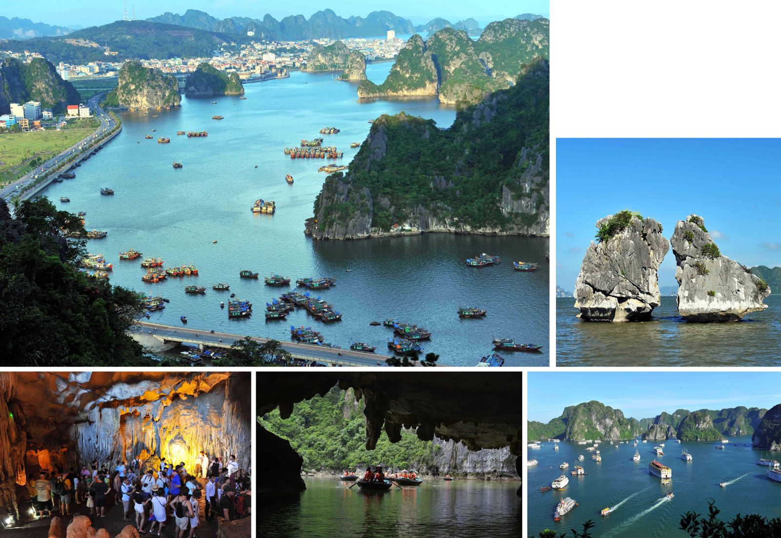Vịnh Hạ Long - kỳ quan du lịch thiên nhiên thế giới.