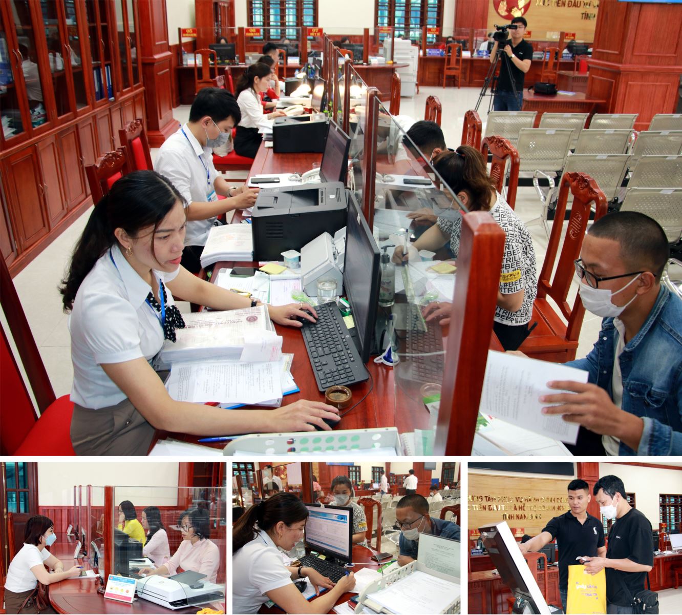 Người dân Nam Định giải quyết các thủ tục hành chính tại một đầu mối là Trung tâm phục vụ hành chính công, xúc tiến đầu tư và hỗ trợ doanh nghiệp tỉnh Nam Định.