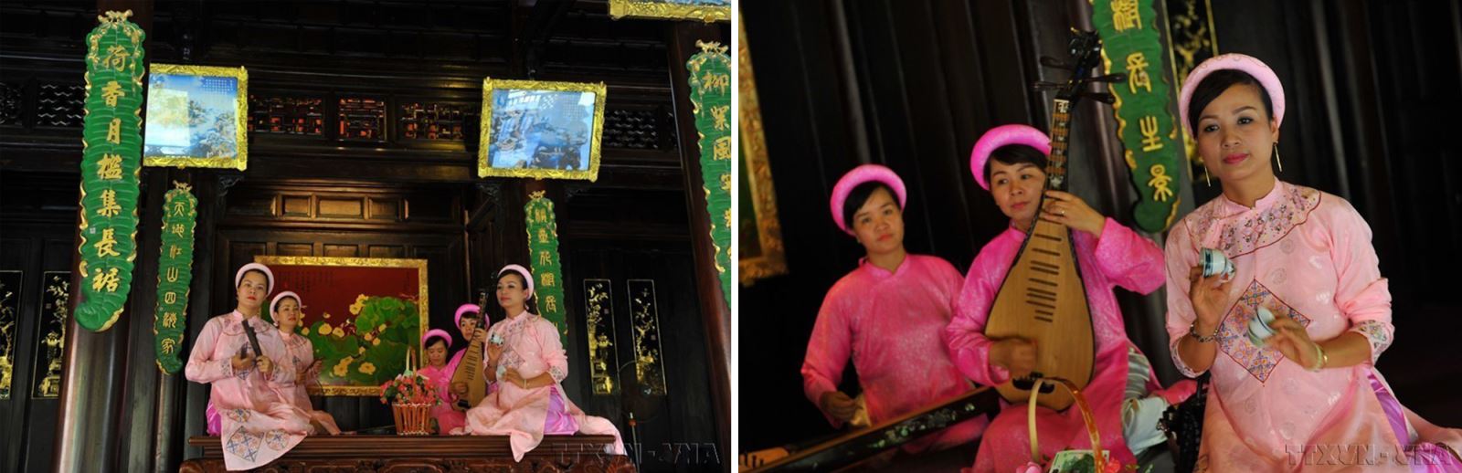 Trong hệ thống Nhã nhạc cung đình Huế còn có tiết mục hòa tấu các nhạc khí thuộc bộ dây kết hợp với bộ gõ.