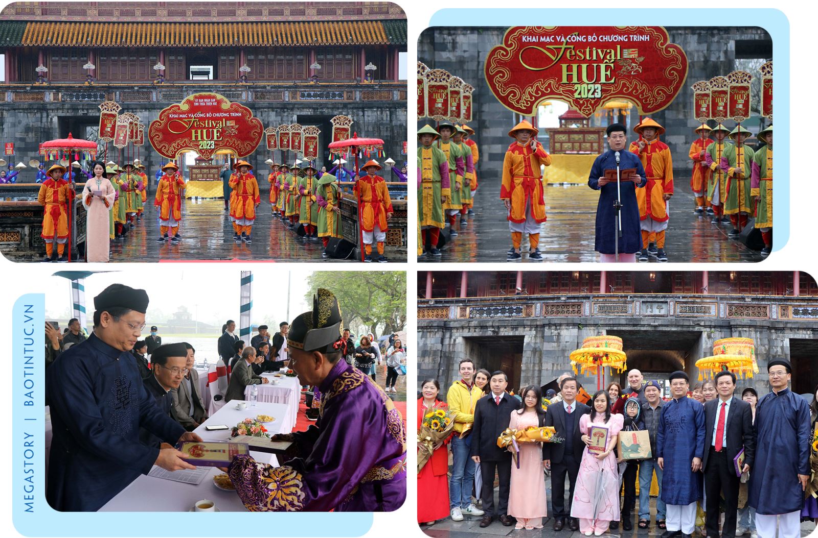 Khai mạc Festival Huế 2023 và tái hiện Lễ Ban Sóc triều Nguyễn.